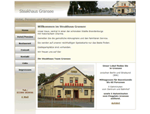 Tablet Screenshot of hotel-gransee.de